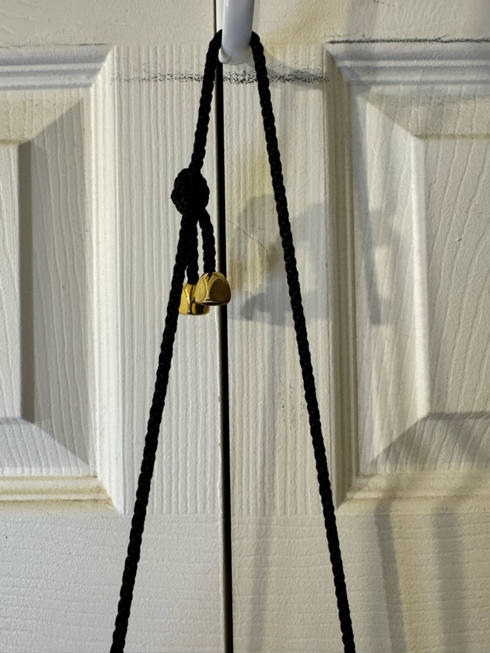 Vintage Black Suede Envelope Crossbody with Tan Tassel Charm and Boot Bag Charm - Picture 6 of 6